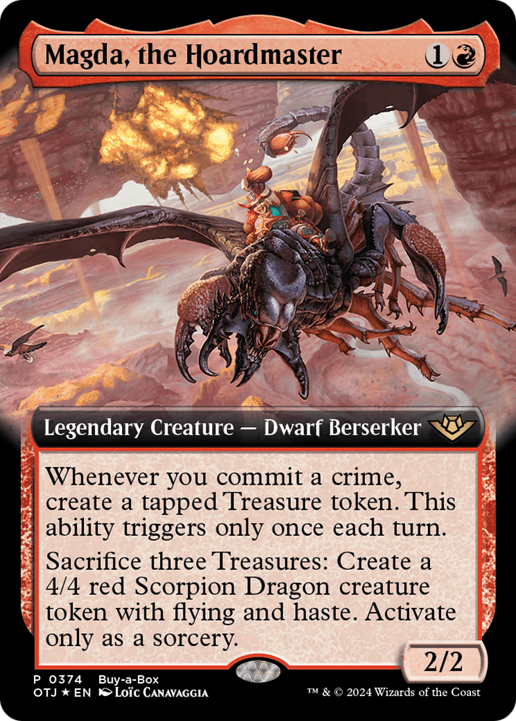 Magda, the Hoardmaster (Buy-A-Box) [Outlaws of Thunder Junction Promos] | Good Games Cannington