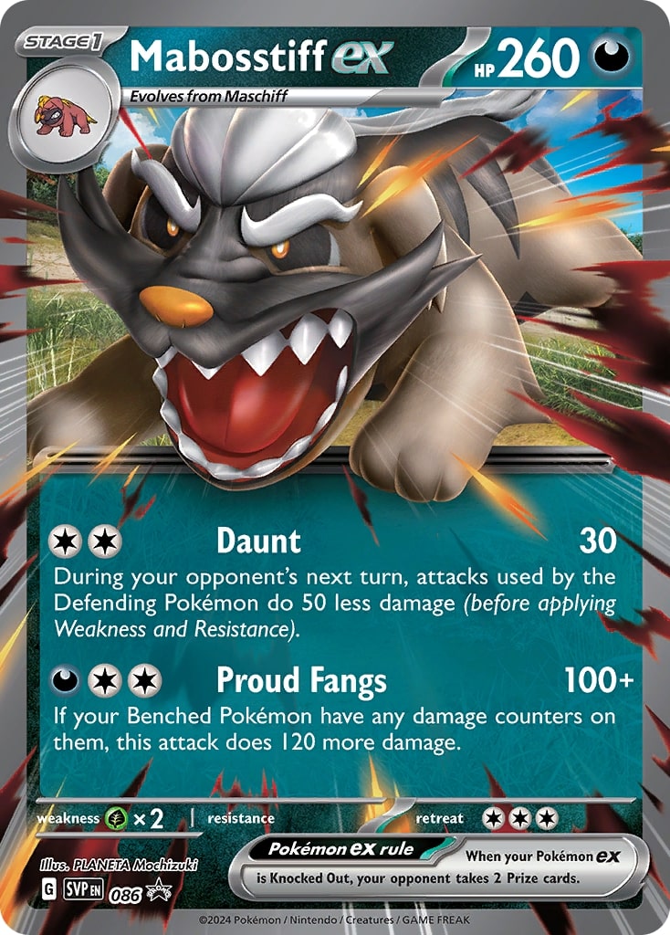 Mabosstiff ex (086) [Scarlet & Violet: Black Star Promos] | Good Games Cannington