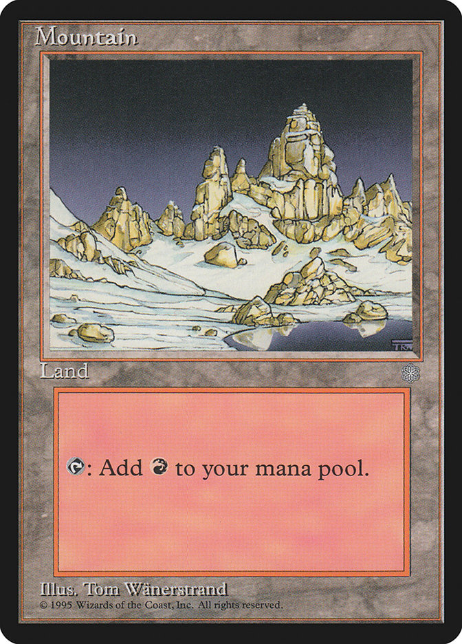 Mountain (No Trees / Signature on Right) [Ice Age] | Good Games Cannington