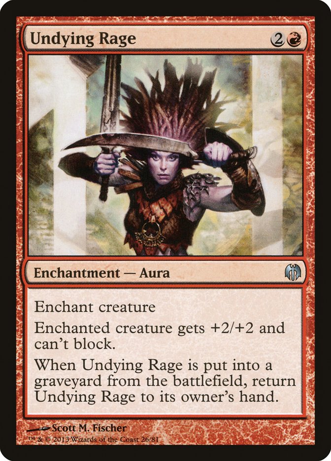 Undying Rage [Duel Decks: Heroes vs. Monsters] | Good Games Cannington