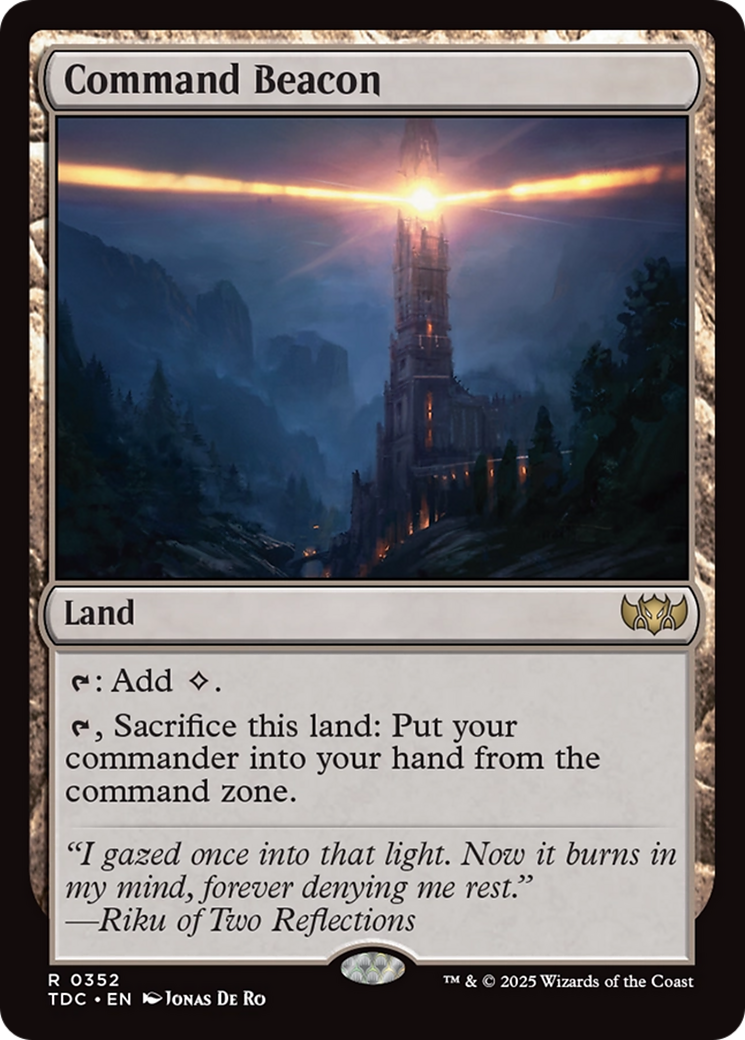 Command Beacon [Tarkir: Dragonstorm Commander] | Good Games Cannington
