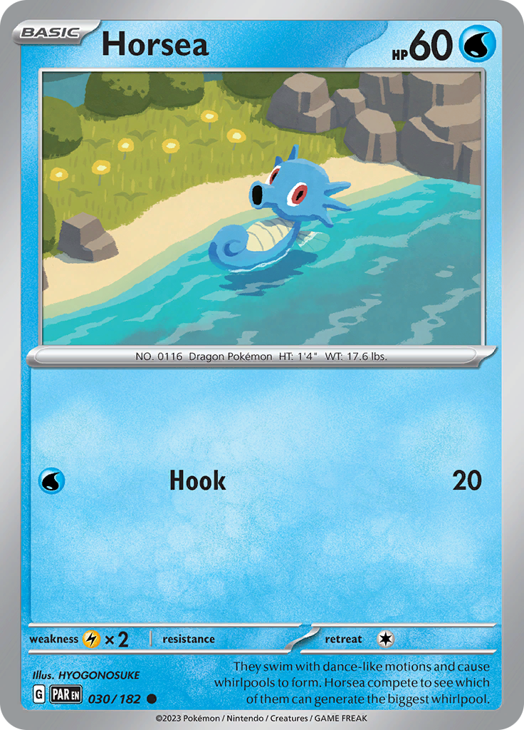 Horsea (030/182) [Scarlet & Violet: Paradox Rift] | Good Games Cannington
