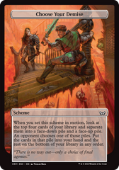Choose Your Demise (Full Art) [Duskmourn: Archenemy] | Good Games Cannington