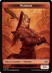 Servo // Warrior Double-Sided Token [Tarkir: Dragonstorm Commander Tokens] | Good Games Cannington