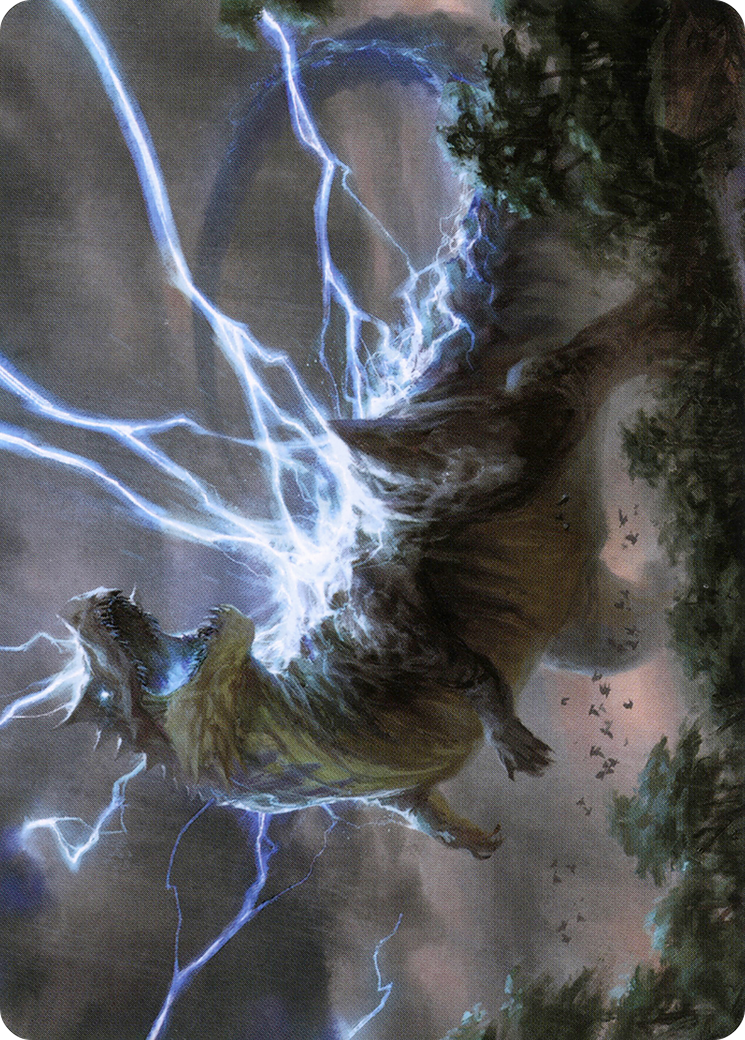 Thrasta, Tempest's Roar Art Card (41) [Modern Horizons 2 Art Series] | Good Games Cannington