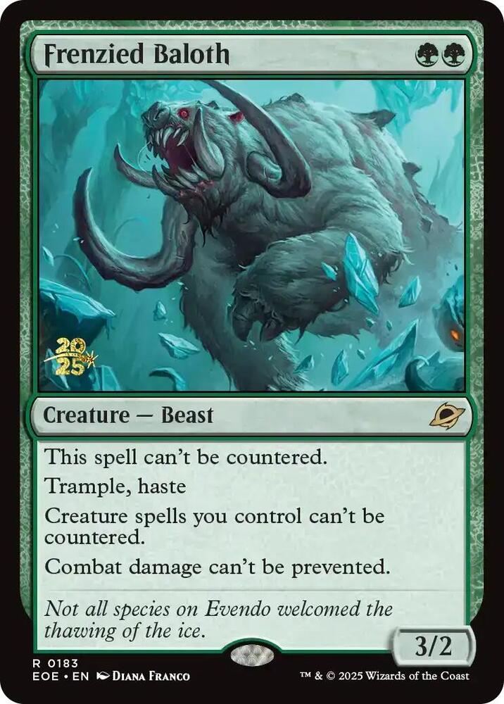 Frenzied Baloth 183s/160 (Prerelease Cards)  - Foil | Good Games Cannington