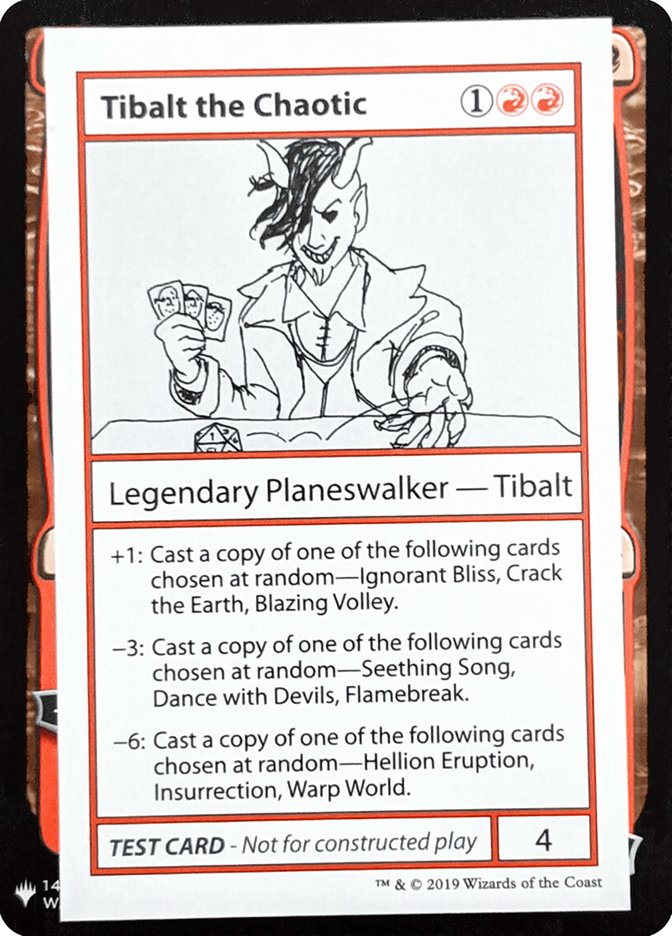 Tibalt the Chaotic [Mystery Booster Playtest Cards] | Good Games Cannington
