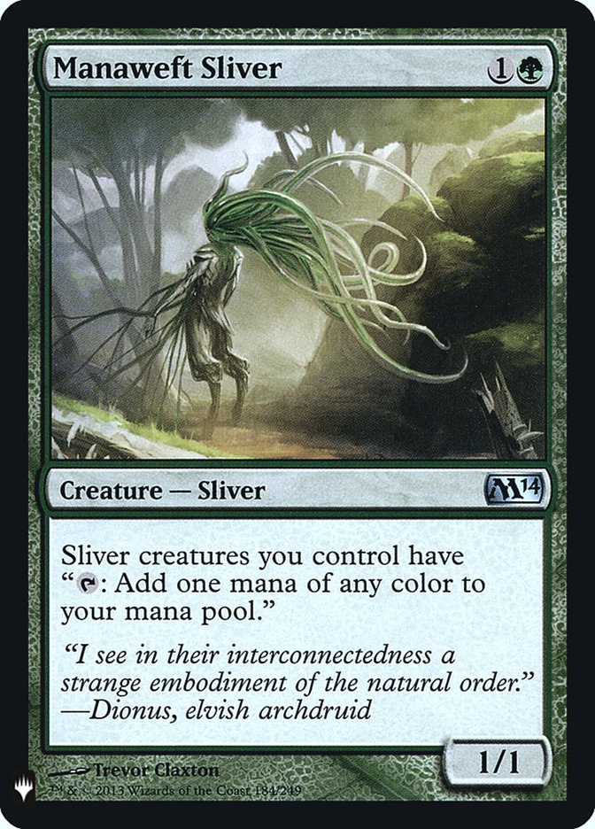 Manaweft Sliver [Mystery Booster] | Good Games Cannington