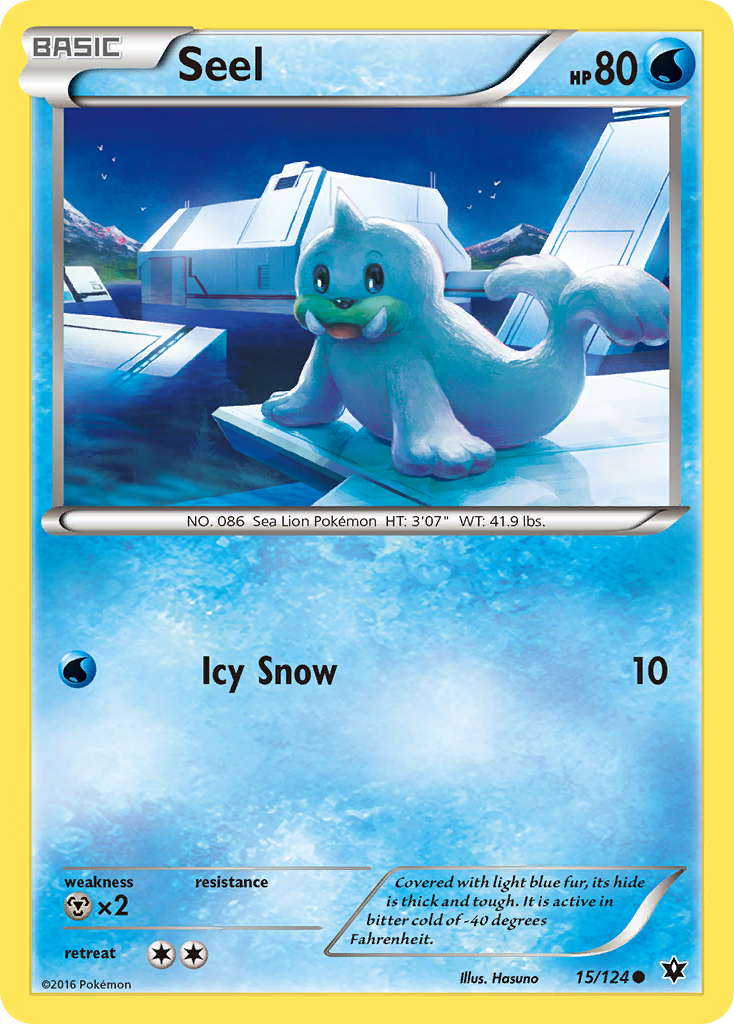 Seel (15/124) [XY: Fates Collide] | Good Games Cannington
