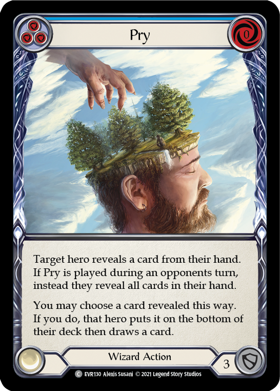 Pry (Blue) [EVR130] (Everfest)  1st Edition Normal | Good Games Cannington