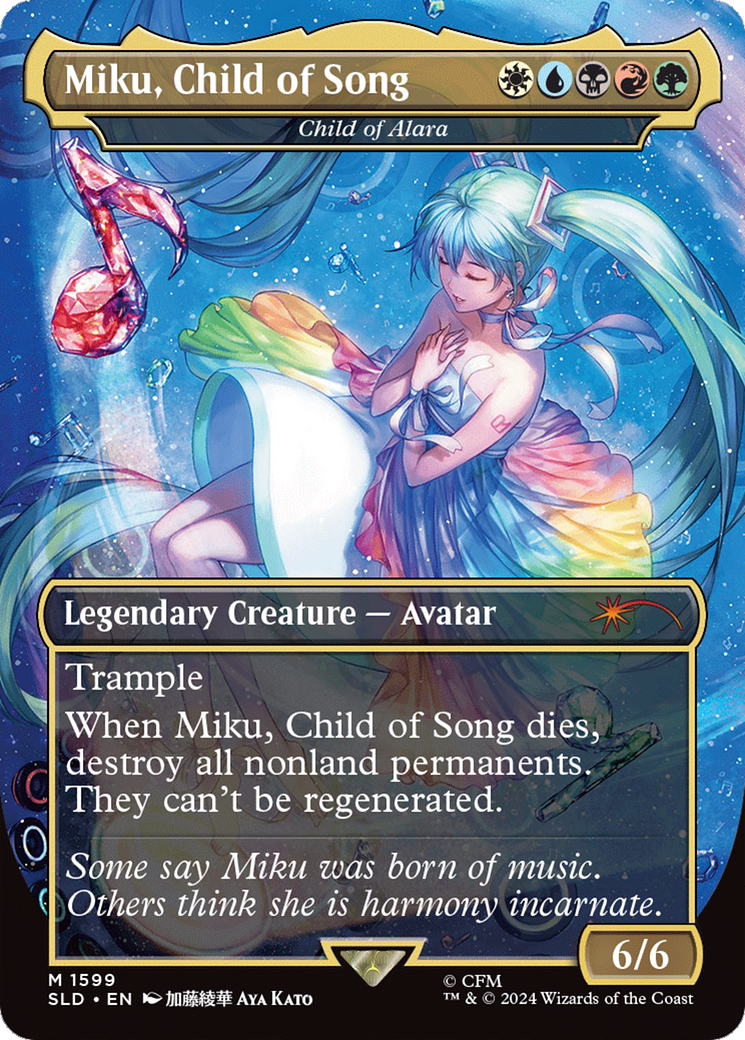 Miku, Child of Song - Child of Alara [Secret Lair Drop Series] | Good Games Cannington