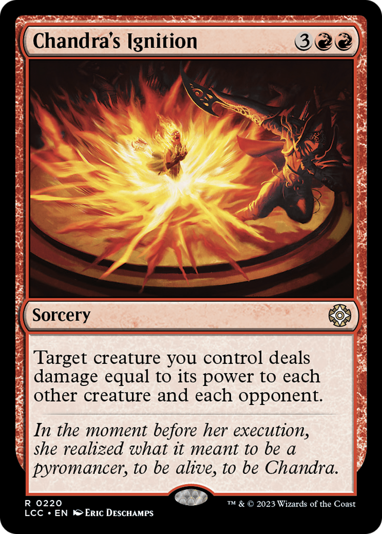 Chandra's Ignition [The Lost Caverns of Ixalan Commander] | Good Games Cannington