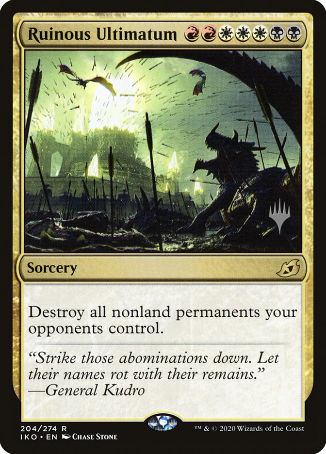 Ruinous Ultimatum (Promo Pack) [Ikoria: Lair of Behemoths Promos] | Good Games Cannington