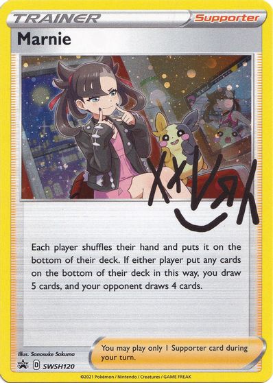 Marnie (SWSH120) [Sword & Shield: Black Star Promos] | Good Games Cannington