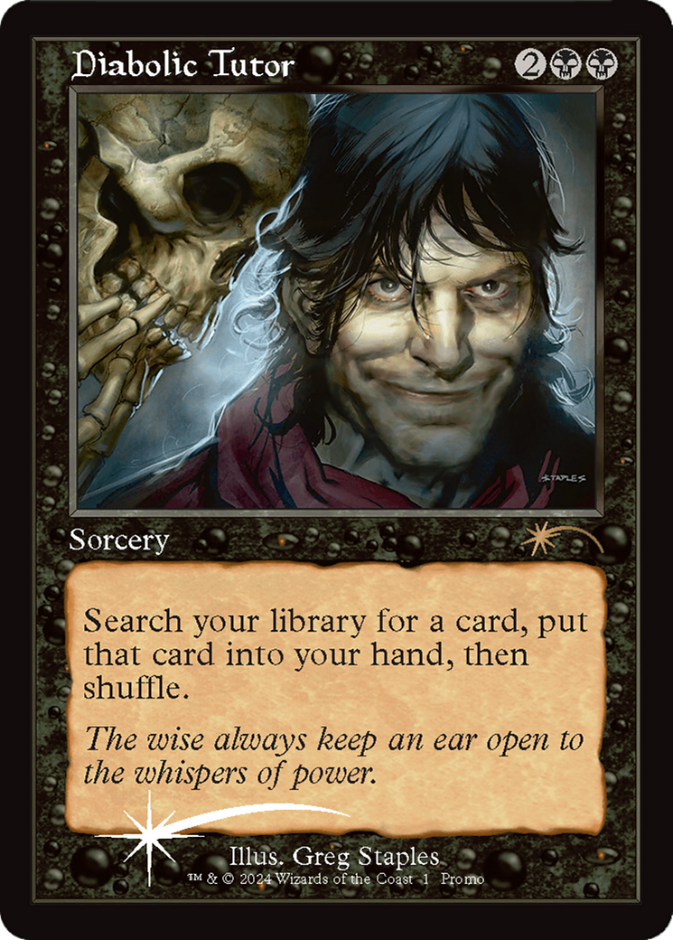 Diabolic Tutor [Wizards Play Network 2024] | Good Games Cannington