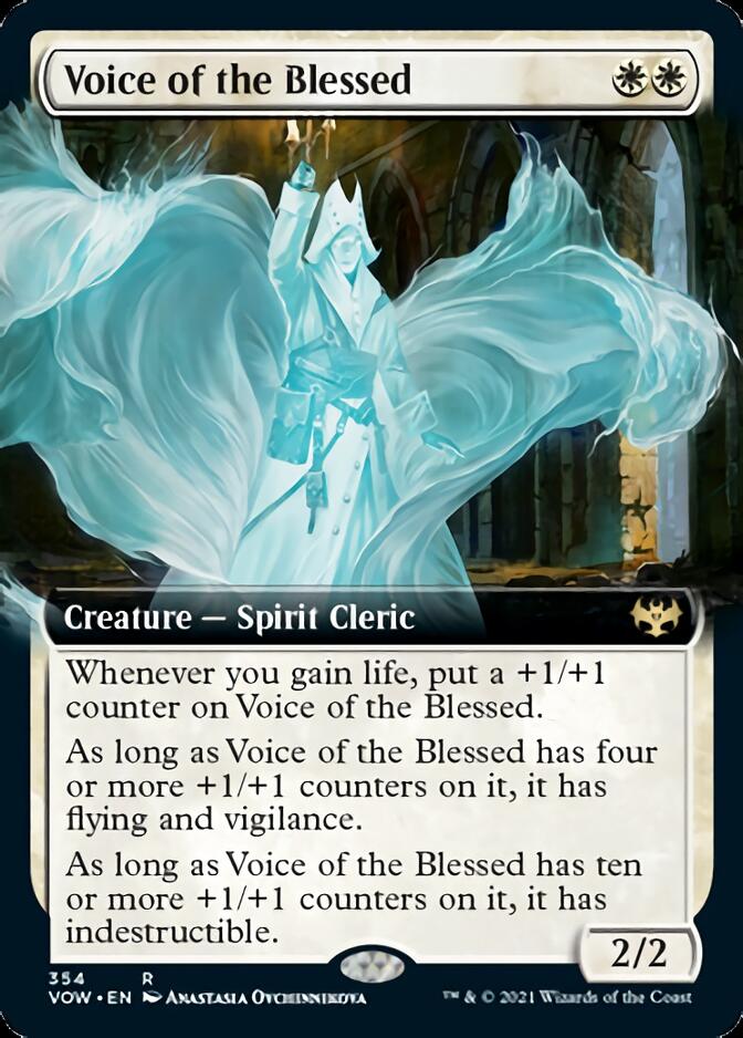 Voice of the Blessed (Extended Art) [Innistrad: Crimson Vow] | Good Games Cannington