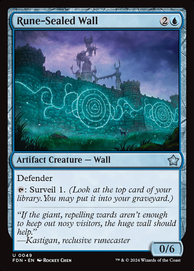 Rune-Sealed Wall 49 (Foundations)  | Good Games Cannington
