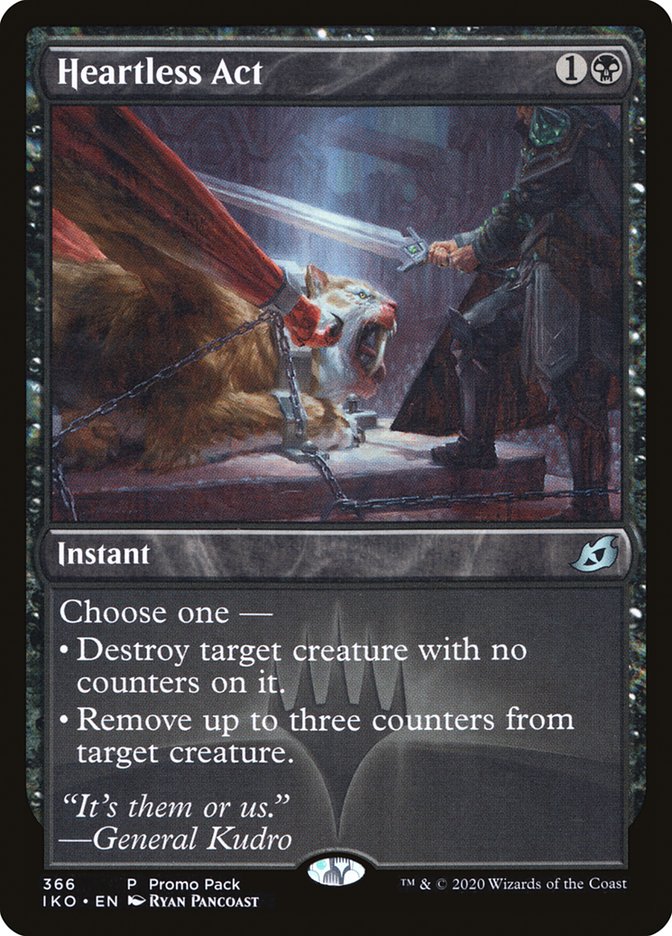 Heartless Act (Promo Pack) [Ikoria: Lair of Behemoths Promos] | Good Games Cannington