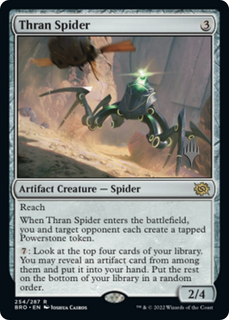 Thran Spider (Promo Pack) [The Brothers' War Promos] | Good Games Cannington