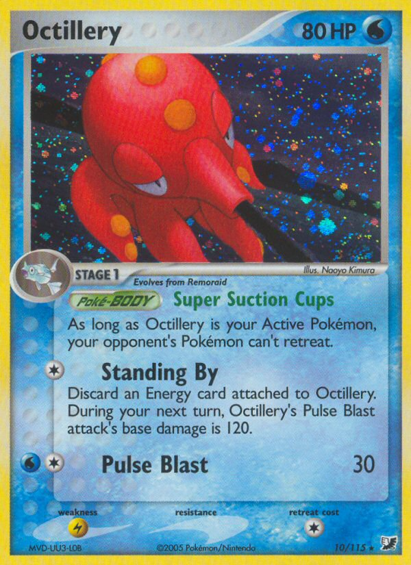 Octillery (10/115) [EX: Unseen Forces] | Good Games Cannington