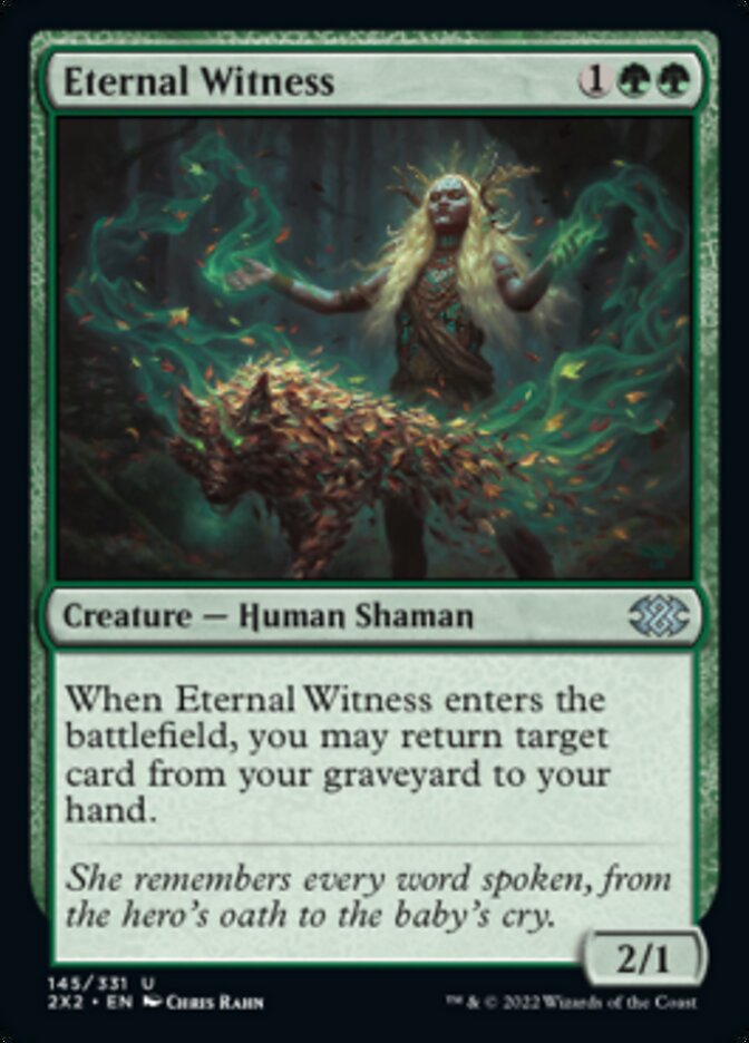 Eternal Witness [Double Masters 2022] | Good Games Cannington