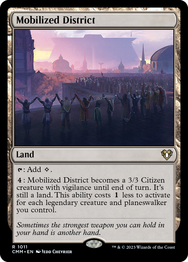 Mobilized District [Commander Masters] | Good Games Cannington