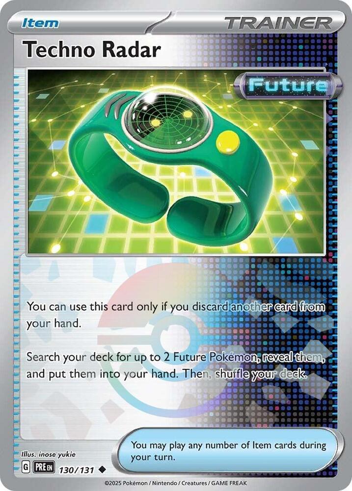 Techno Radar (130/131) (Poke Ball Pattern) [Scarlet & Violet: Prismatic Evolutions] | Good Games Cannington