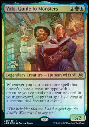 Volo, Guide to Monsters [Dungeons & Dragons: Adventures in the Forgotten Realms Prerelease Promos] | Good Games Cannington