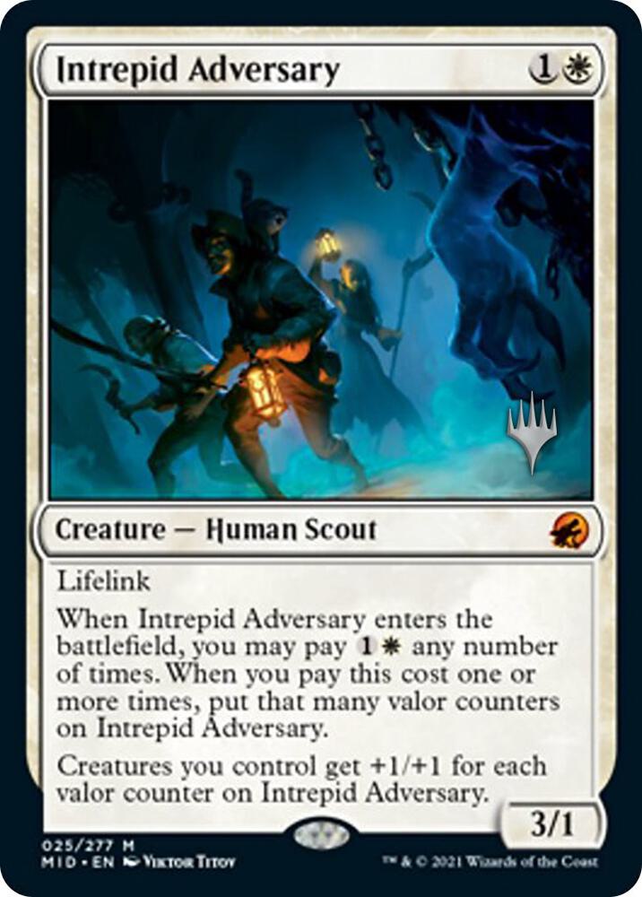Intrepid Adversary 25 (Promo Pack: Innistrad: Midnight Hunt)  | Good Games Cannington