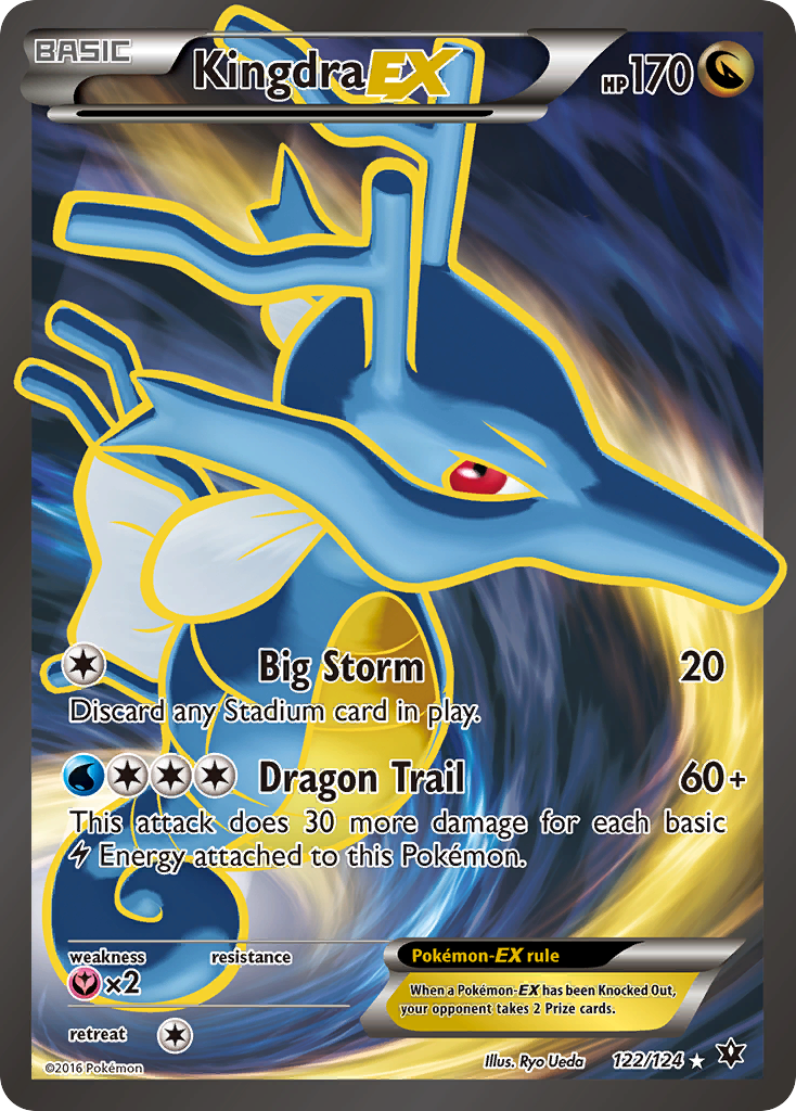 Kingdra EX (122/124) [XY: Fates Collide] | Good Games Cannington
