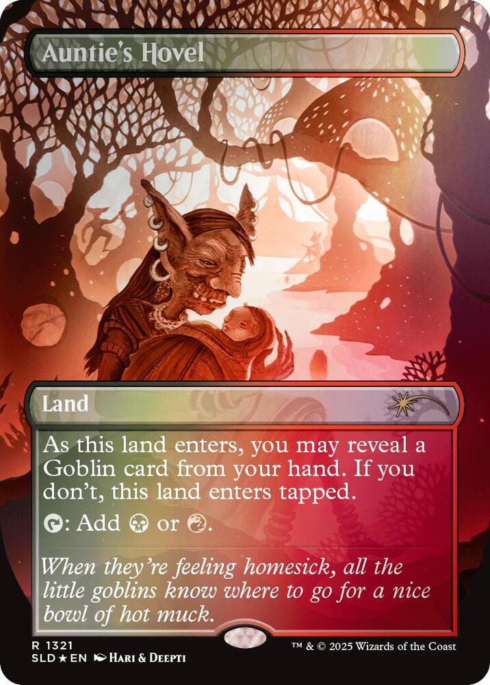 Auntie's Hovel 1321 (Secret Lair Drop Series)  - Borderless Foil | Good Games Cannington