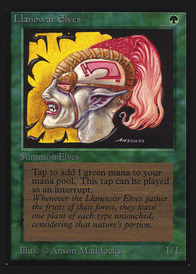 Llanowar Elves [International Collectors' Edition] | Good Games Cannington