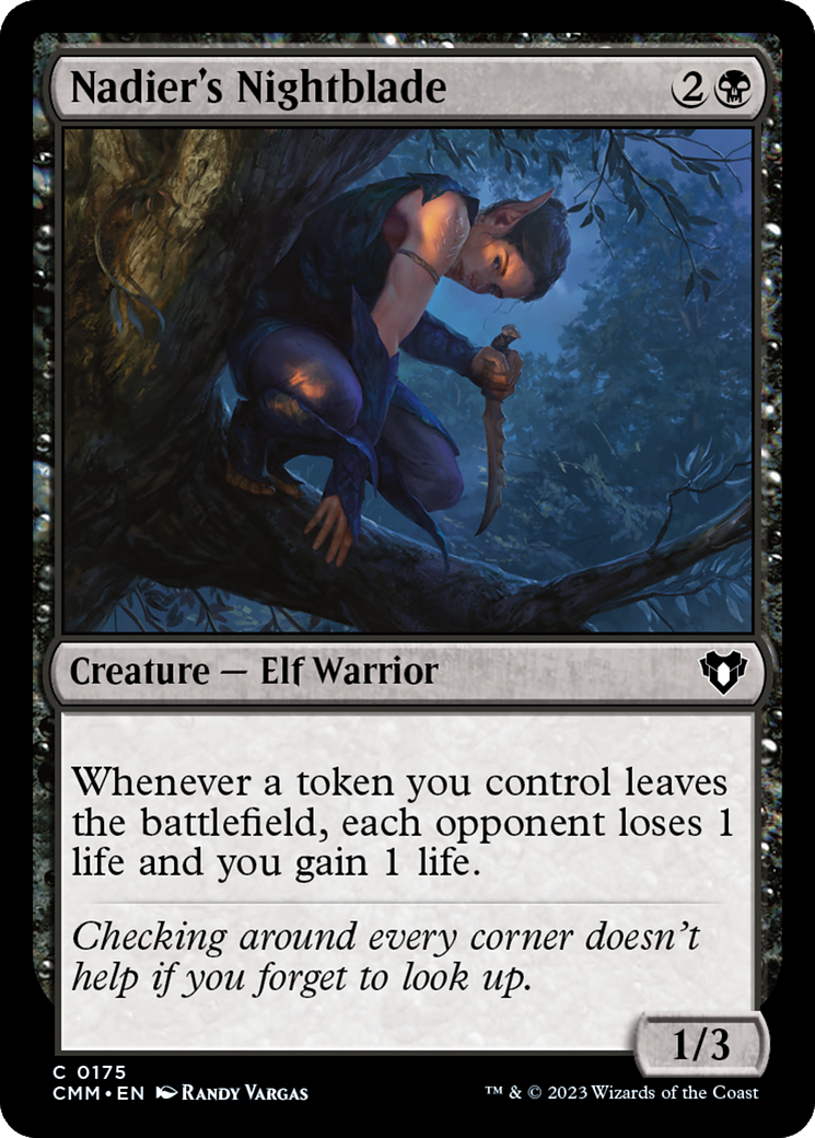 Nadier's Nightblade [Commander Masters] | Good Games Cannington