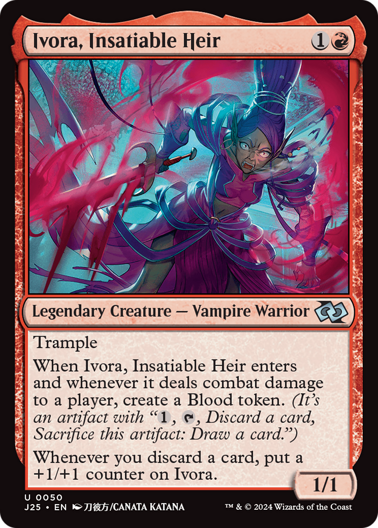 Ivora, Insatiable Heir (Anime) [Foundations Jumpstart] | Good Games Cannington
