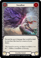 Steadfast (Blue) [EVR035] (Everfest)  1st Edition Rainbow Foil | Good Games Cannington