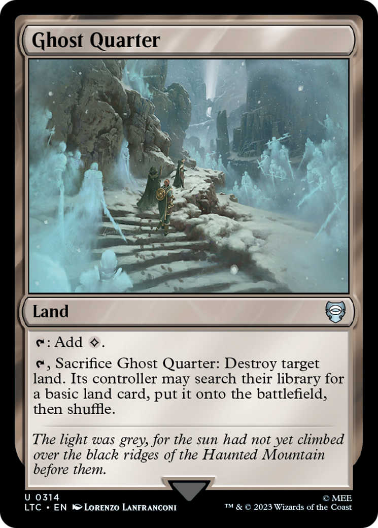 Ghost Quarter [The Lord of the Rings: Tales of Middle-Earth Commander] | Good Games Cannington