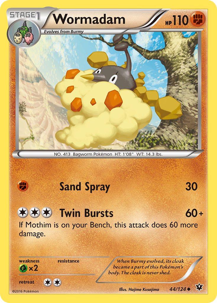 Wormadam (44/124) [XY: Fates Collide] | Good Games Cannington