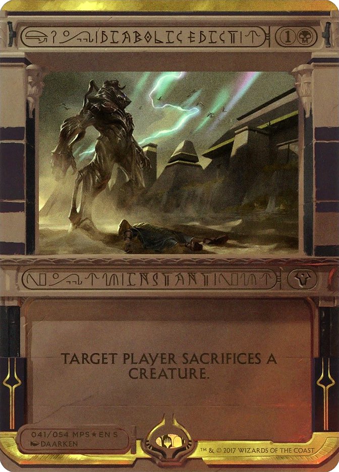 Diabolic Edict (Invocation) [Amonkhet Invocations] | Good Games Cannington
