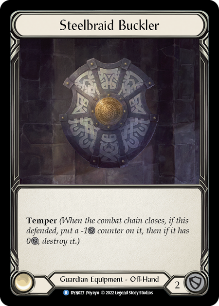 Steelbraid Buckler [DYN027] (Dynasty)  Cold Foil | Good Games Cannington