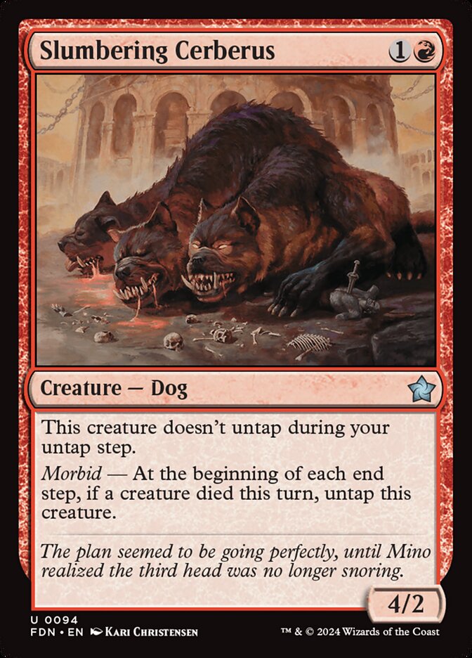Slumbering Cerberus 94 (Foundations)  - Foil | Good Games Cannington