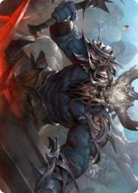 Frenzied Raider Art Card [Kaldheim Art Series] | Good Games Cannington