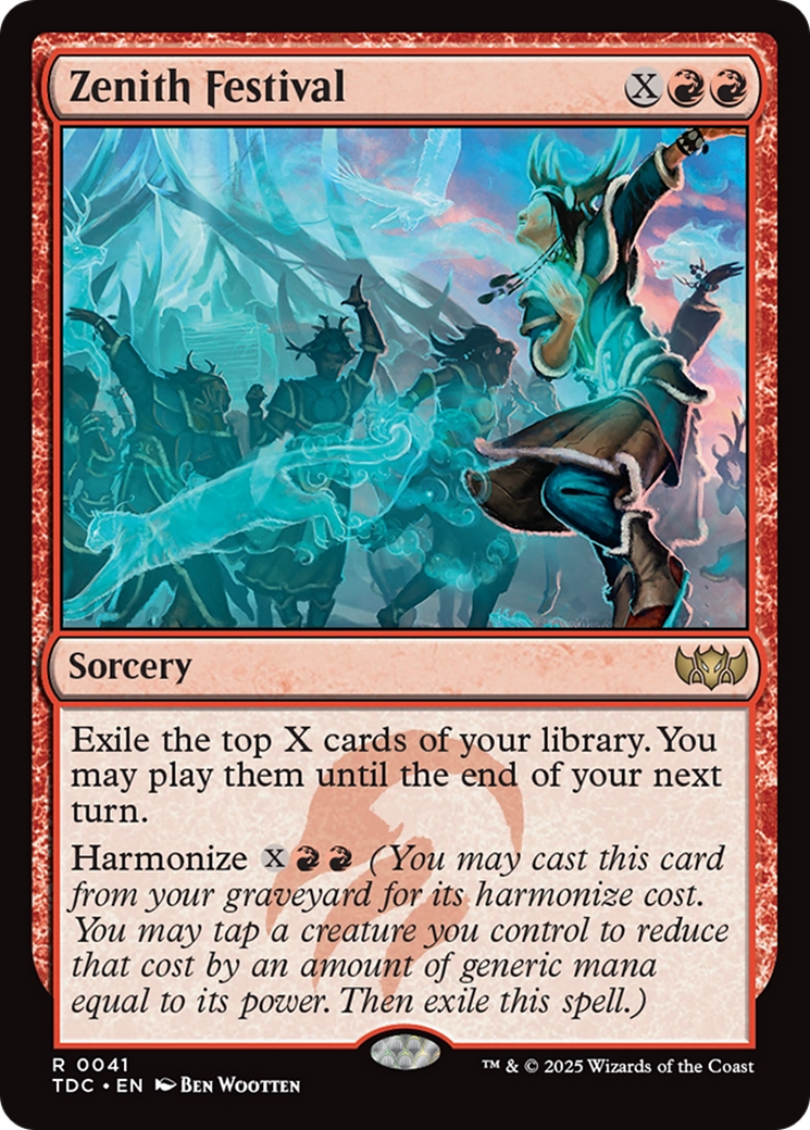 Zenith Festival [Tarkir: Dragonstorm Commander] | Good Games Cannington
