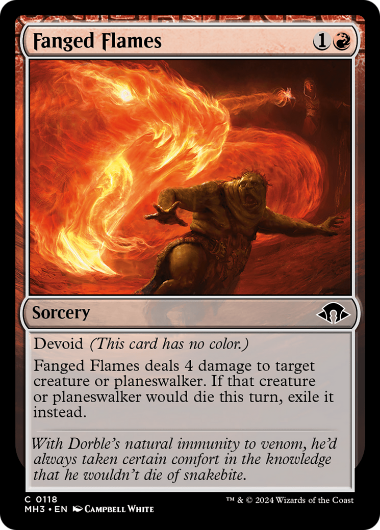 Fanged Flames [Modern Horizons 3] | Good Games Cannington