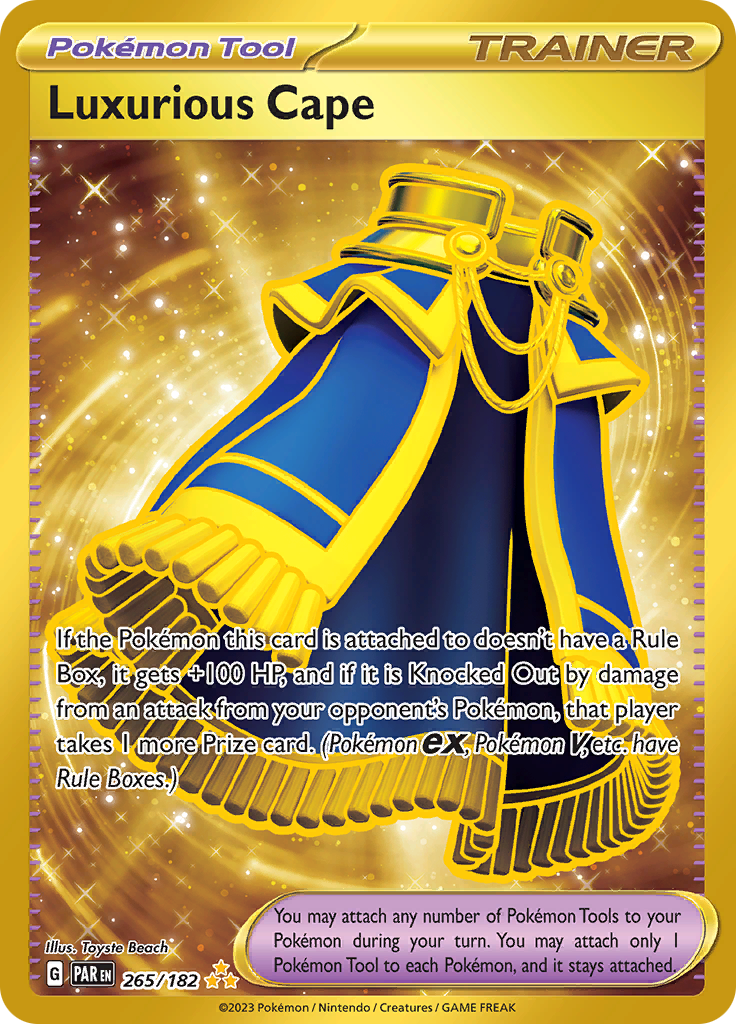 Luxurious Cape (265/182) [Scarlet & Violet: Paradox Rift] | Good Games Cannington