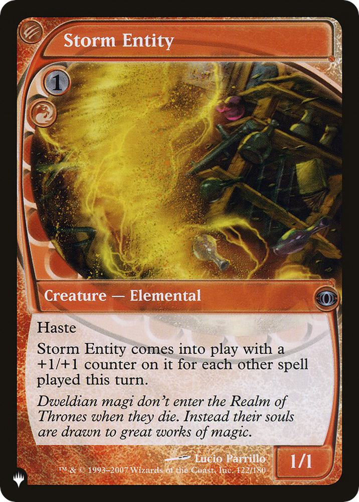 Storm Entity 122/180 (The List Reprints)  | Good Games Cannington