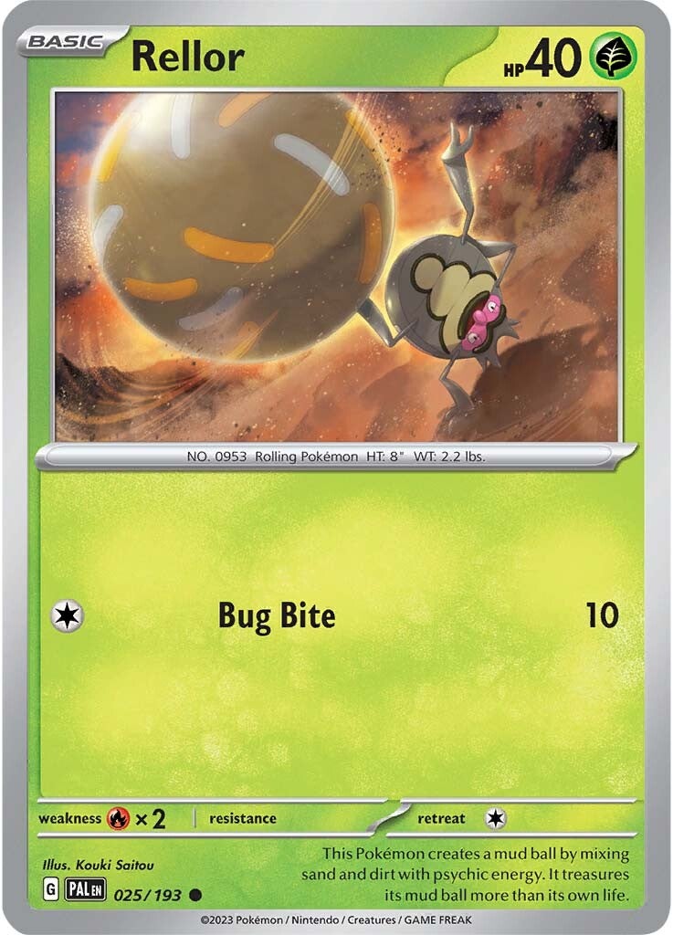 Rellor (025/193) [Scarlet & Violet: Paldea Evolved] | Good Games Cannington