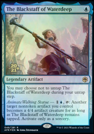 The Blackstaff of Waterdeep [Dungeons & Dragons: Adventures in the Forgotten Realms Prerelease Promos] | Good Games Cannington