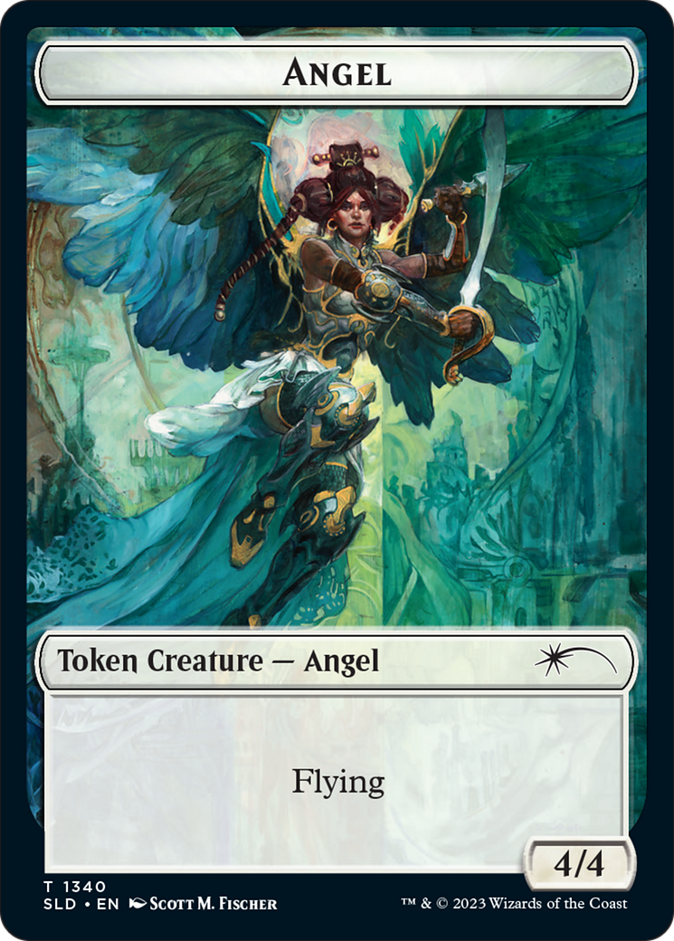 Angel // Spirit Double-Sided Token [Secret Lair Drop Series] | Good Games Cannington