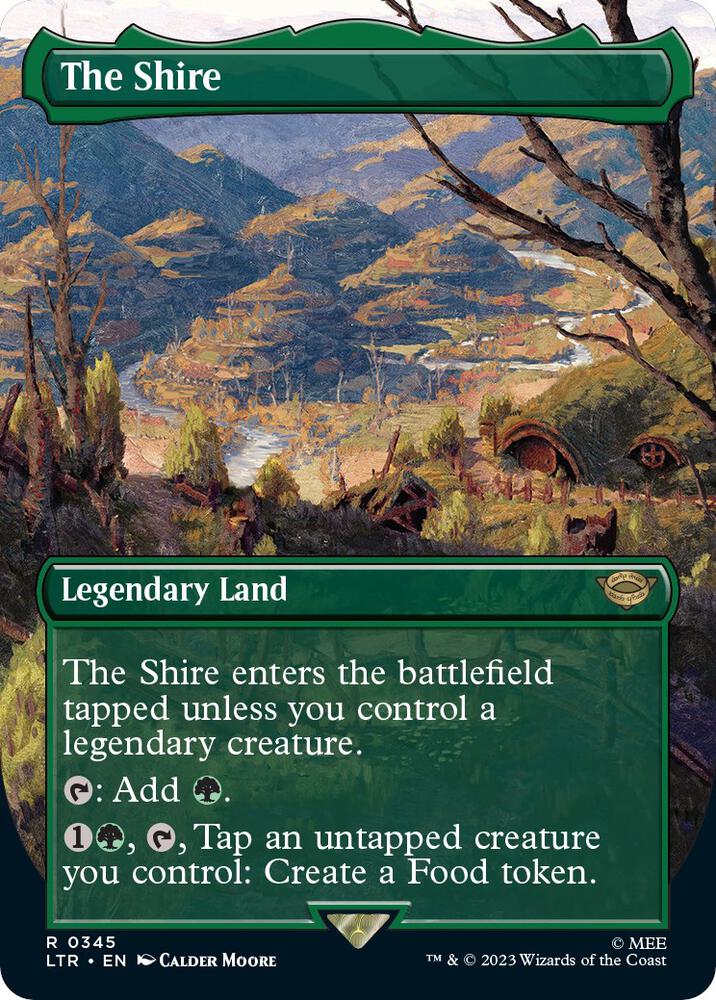 The Shire 345 (Universes Beyond: The Lord of the Rings: Tales of Middle-earth)  - Borderless | Good Games Cannington