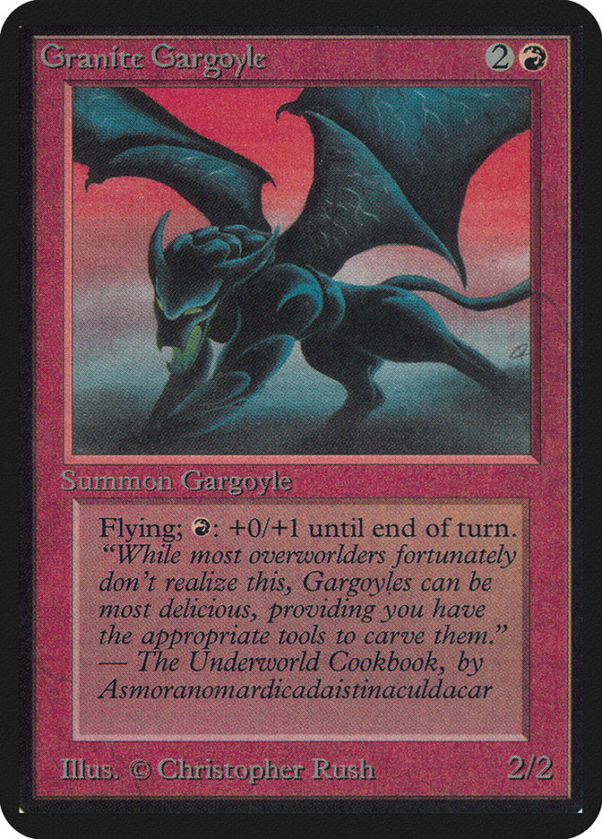 Granite Gargoyle [Alpha Edition] | Good Games Cannington